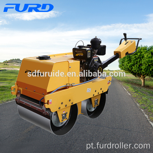 Rolo compactador manual de tambor duplo com preço baixo (FYLJ-S600C)